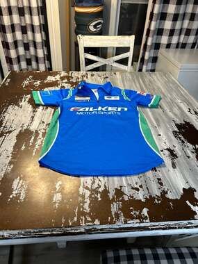 Vintage Falken Motor Sports Porsche 911 GT3 RSR Crew Team Polo Shirt